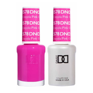 DAISY DND Gel Polish Duo Color Swatches Single 5 - Crayola Pink - 578