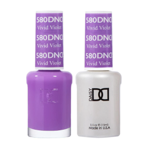 DAISY DND Gel Polish Duo Color Swatches Single 5 - Vivid Violet - 580