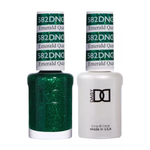 DAISY DND Gel Polish Duo, Color Swatches Set - Emerald Quartz - 582