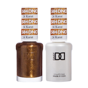 DAISY DND Gel Polish Duo, Color Swatches Set - 24 Karat - 584