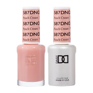 DAISY DND Gel Polish Duo Color Swatches Single 6 - Peach Cream - 587