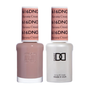 DAISY DND Gel Polish Duo Color Swatches Single 6 - Havana Cream - 616
