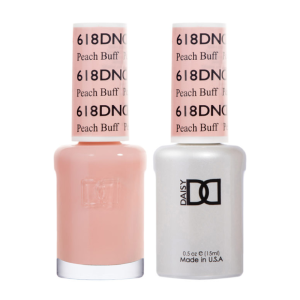 DAISY DND Gel Polish Duo Color Swatches Single 6 - Peach Buff - 618