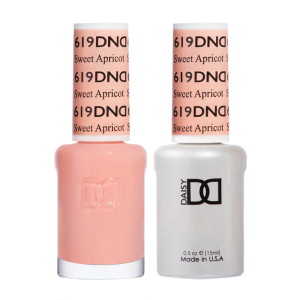 DAISY DND Gel Polish Duo Color Swatches Single 6 - Sweet Apricot - 619