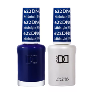 DAISY DND Gel Polish Duo, Color Swatches Set - Midnight Blue - 622