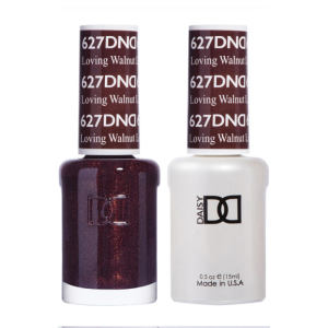 DAISY DND Gel Polish Duo, Color Swatches Set - Loving Walnut - 627
