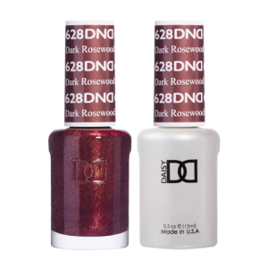 DAISY DND Gel Polish Duo, Color Swatches Set - Dark Rosewood - 628
