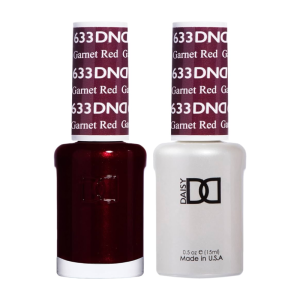 DAISY DND Gel Polish Duo, Color Swatches Set - Garnet Red - 633