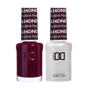 DAISY DND Gel Polish Duo, Color Swatches Set - Reddish Purple - 634