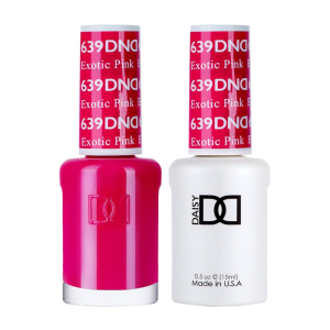 DAISY DND Gel Polish Duo, Color Swatches Single 7 - Exotic Pink - 639