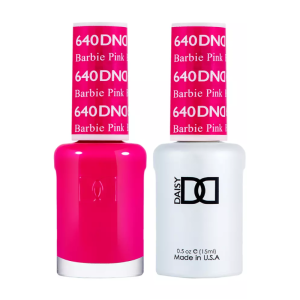 DAISY DND Gel Polish Duo, Color Swatches Single 7 - Barbie Pink - 640