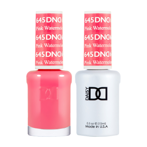 DAISY DND Gel Polish Duo, Color Swatches Single 7 - Pink Watermelon - 645