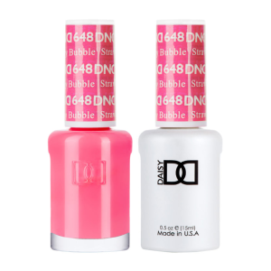 DAISY DND Gel Polish Duo, Color Swatches Single 7 - Strawberry Bubble - 648