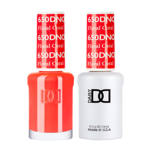 DAISY DND Gel Polish Duo, Color Swatches Single 7 - Foral Coral - 650