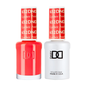 DAISY DND Gel Polish Duo, Color Swatches Single 7 - Lychee Peachy - 652