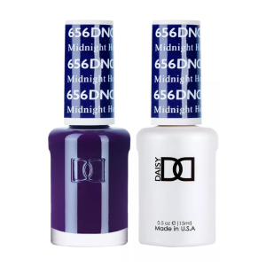 DAISY DND Gel Polish Duo, Color Swatches Single 7 - Midnight Hour - 656
