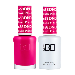 DAISY DND Gel Polish Duo, Color Swatches Single 7 - Basic Plum - 658