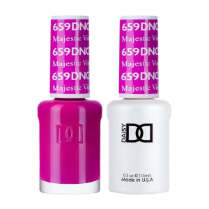 DAISY DND Gel Polish Duo, Color Swatches Single 7 - Majestic Violet - 659