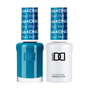 DAISY DND Gel Polish Duo, Color Swatches Single 7 - Teal Deal - 664