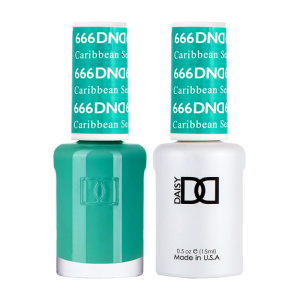 DAISY DND Gel Polish Duo, Color Swatches Single 7 - Caribbean Sea - 666