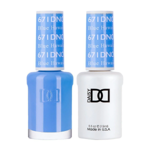 DAISY DND Gel Polish Duo, Color Swatches Single 7 - Blue Hawaiian - 671