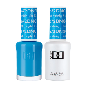 DAISY DND Gel Polish Duo, Color Swatches Single 7 - Midnight Kiss - 672