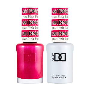 DAISY DND Gel Polish Duo, Color Swatches Single 8 - Hot Pink Patrol - 681