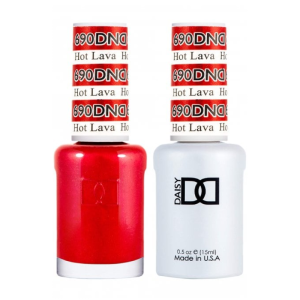 DAISY DND Gel Polish Duo, Color Swatches Single 8 - Hot Lava - 690