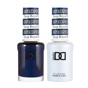 DAISY DND Gel Polish Duo, Color Swatches Single 8 - Deep Royal Blue - 692