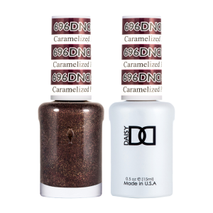 DAISY DND Gel Polish Duo, Color Swatches Single 8 - Caramelized Plum - 696
