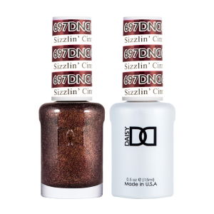 DAISY DND Gel Polish Duo, Color Swatches Single 8 - Sizzlin Cinnamon - 697