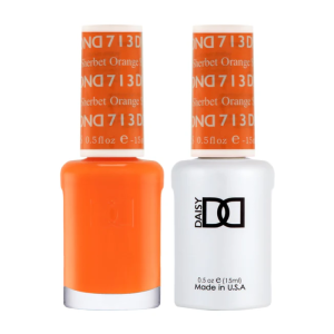DAISY DND Gel Polish Duo Color Swatches Single 9 - Orange Sherbet - 713