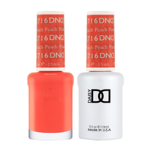 DAISY DND Gel Polish Duo Color Swatches Single 9 - Peach - 716