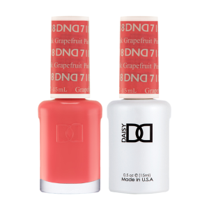 DAISY DND Gel Polish Duo Color Swatches Single 9 - Pink Grapefruit - 718