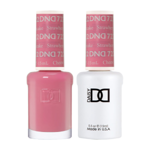 DAISY DND Gel Polish Duo Color Swatches Single 9 - Strawberry Cheescake - 722