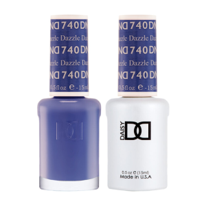 DAISY DND Gel Polish Duo Color Swatches Single 9 - Dazzle - 740