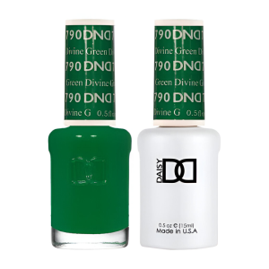 DAISY DND Gel Polish Duo Thrill Ride Swatch - Single “ 11 - Divine Green - 790