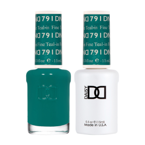 DAISY DND Gel Polish Duo Thrill Ride Swatch - Single “ 11 - Teal - In' Fine - 791