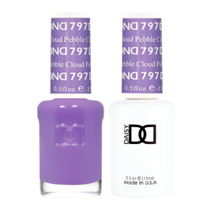 DAISY DND Gel Polish Duo Thrill Ride Swatch - Single “ 11 - Pebble Cloud - 797