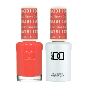 DAISY DND Gel Polish Duo Thrill Ride Swatch - Single “ 11 - Guava - 811