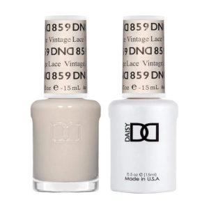 DAISY DND Gel Polish Duo Sheer Collection Swatch - Single - 13 - Vintage Lace - 859