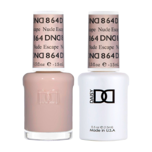 DAISY DND Gel Polish Duo Sheer Collection Swatch - Single - 13 - Nude Escape - 864