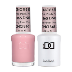 DAISY DND Gel Polish Duo Sheer Collection Swatch - Single - 13 - Pearly Pink - 865