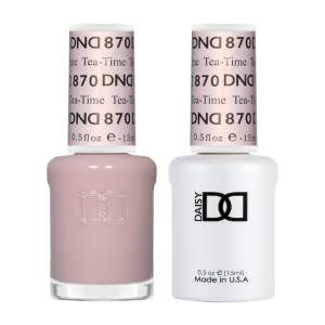 DAISY DND Gel Polish Duo Sheer Collection Swatch - Single - 13 - Tea - Time - 870