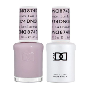 DAISY DND Gel Polish Duo Sheer Collection Swatch - Single - 13 - Loss Lavender - 874