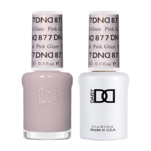 DAISY DND Gel Polish Duo Sheer Collection Swatch - Single - 13 - Pink Glaze - 877