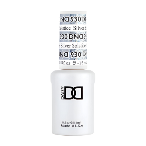 DAISY DND Gel Polish Duo, Color Swatches Set - Silver Solstice - 930