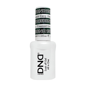 DAISY DND Gel Polish Duo, Color Swatches Set - Emerald Envy - 958