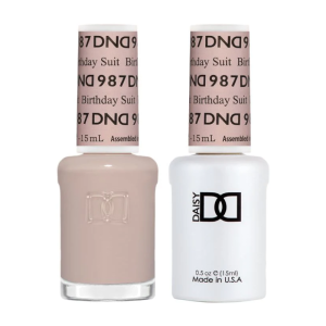 DAISY DND Gel Polish Duo Color Swatches Single 16 - Birthday Suit - 987