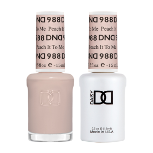 DAISY DND Gel Polish Duo Color Swatches Single 16 - Peach It To Me - 988